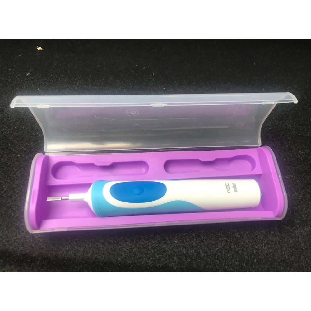 Дорожній футляр для електричної зубної щітки фіолетовий