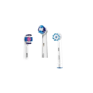 Зображення товара -  Насадки для зубної щітки ORAL-B 3 шт. (Sensitive, Precision Clean, 3D-White)