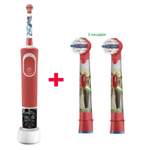 Зображення товара -  Дитяча електрична зубна щітка Oral-B Vitality 100 StarWars +2 насадки