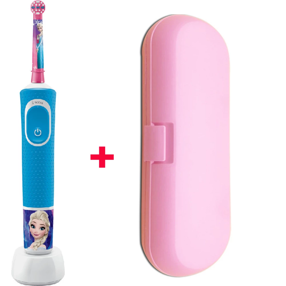 Дитяча електрична зубна щітка Oral-B Vitality 100 Frozen + футляр