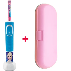 Зображення товара -  Дитяча електрична зубна щітка Oral-B Vitality 100 Frozen + футляр