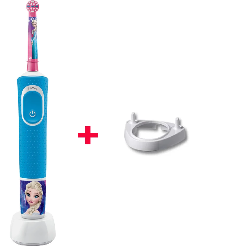 Дитяча електрична зубна щітка Oral-B Vitality 100 Frozen + підставка