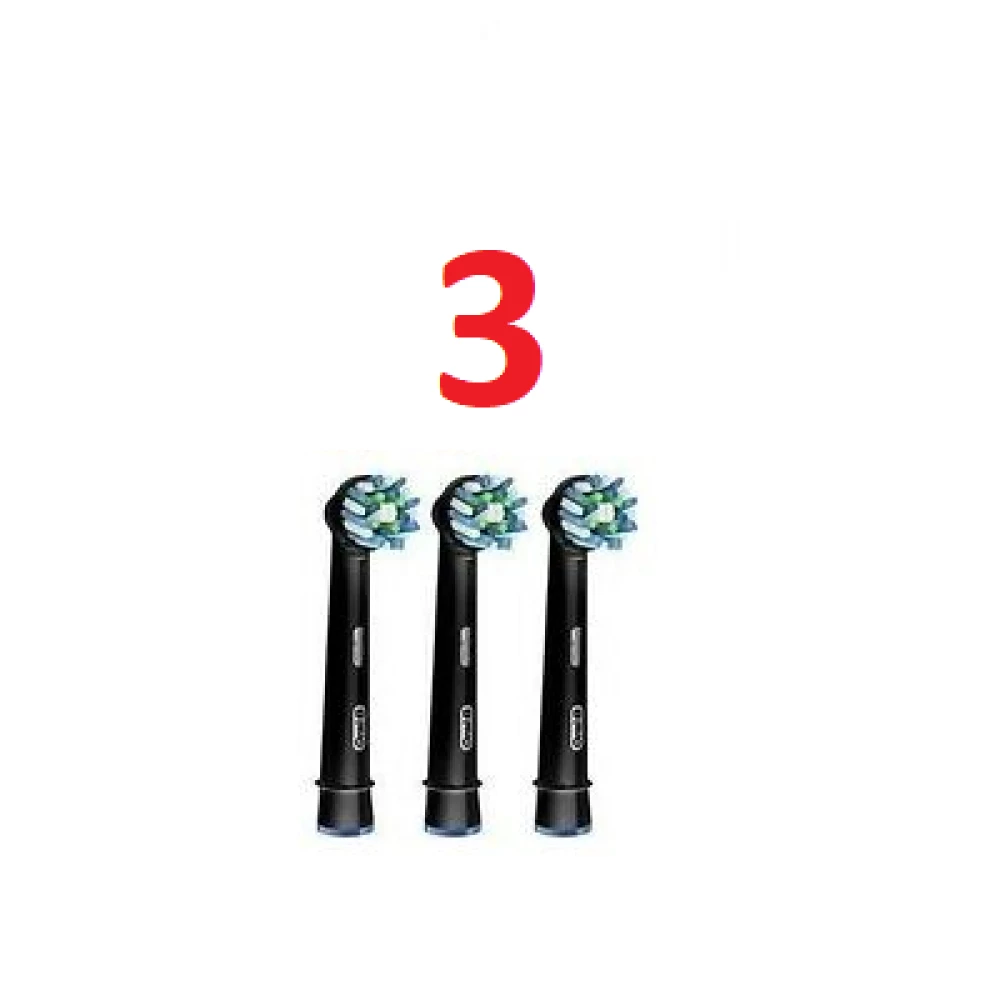 Насадки для зубної щітки ORAL-B Cross Action BLACK 3 шт.