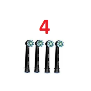 Зображення товара -  Насадки для зубної щітки ORAL-B Cross Action BLACK 4 шт.