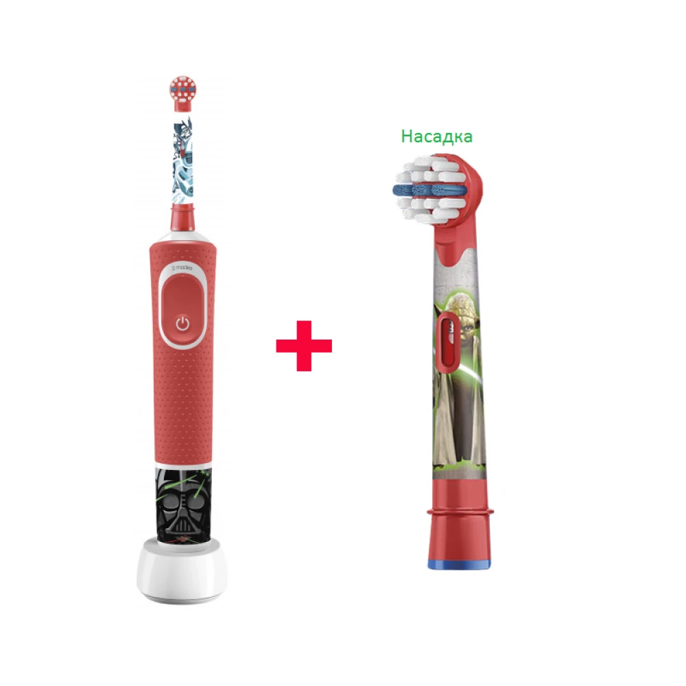Дитяча електрична зубна щітка Oral-B Vitality 100 StarWars + 1 насадка