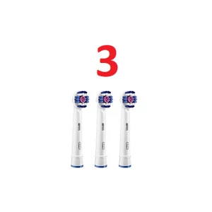 Зображення товара -  Насадки для зубної щітки Braun ORAL-B 3D White (EB18) 3 шт.