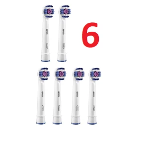 Зображення товара - Насадки для зубної щітки Braun ORAL-B 3D White (EB18) 6 шт.