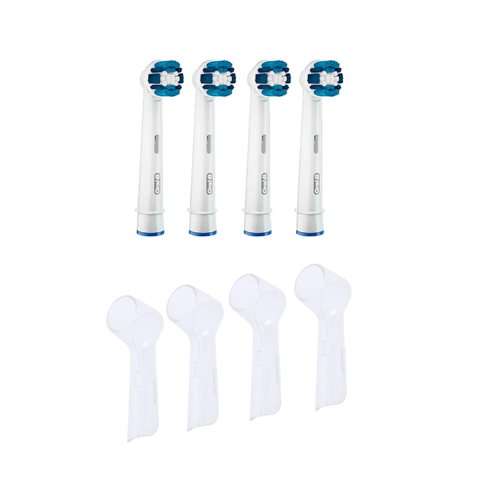 4 Насадки для зубної щітки ORAL-B Precision Clean (EB20) + ковпачки