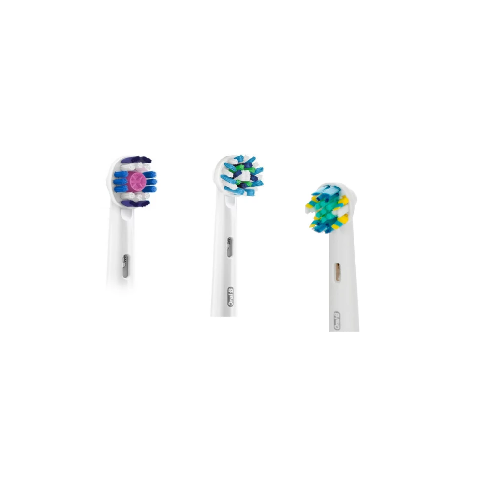Насадки для зубної щітки ORAL-B 3 шт. (3D-White, Cross Action , Floss Action)
