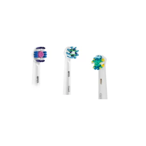 Зображення товара - Насадки для зубної щітки ORAL-B 3 шт. (3D-White, Cross Action , Floss Action)