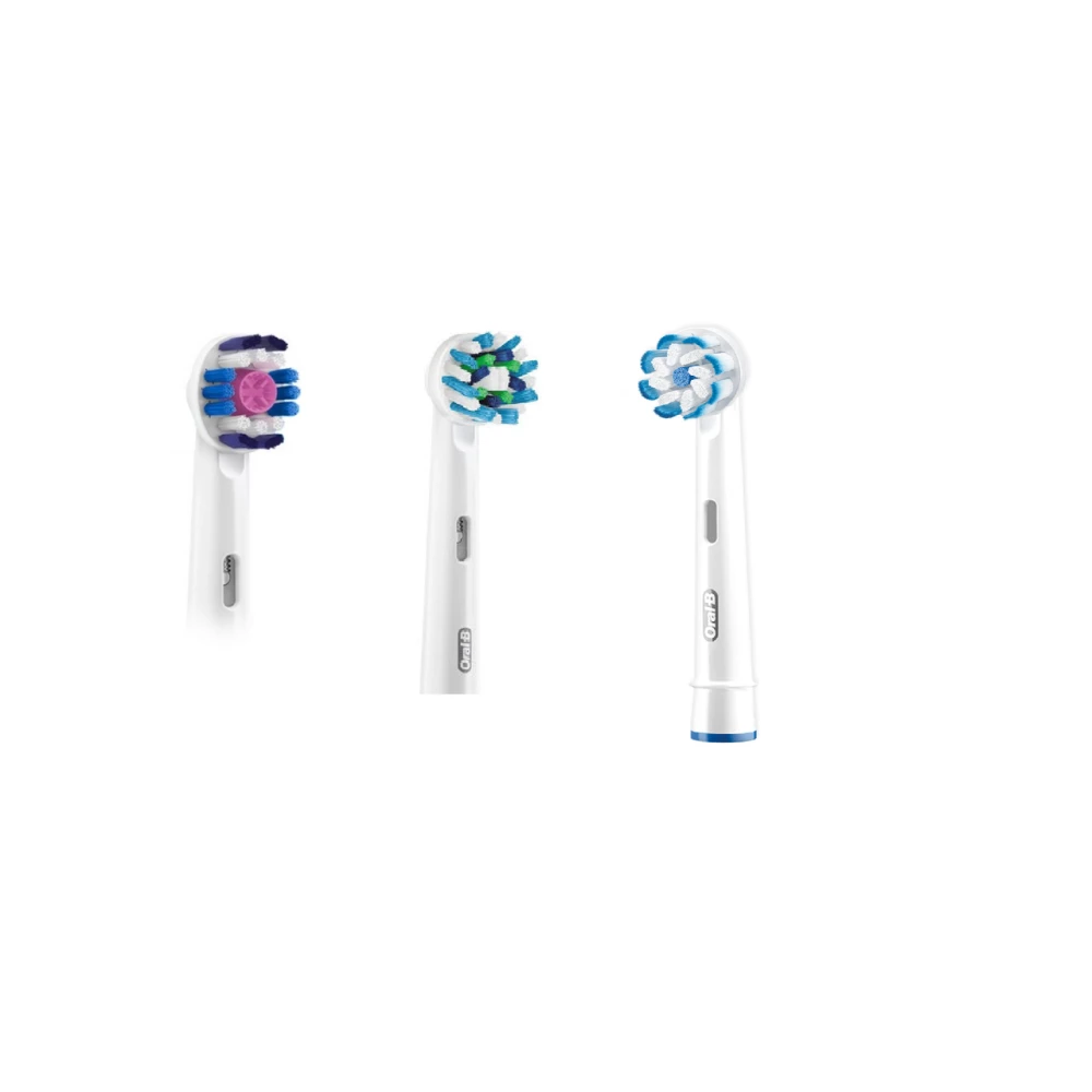 Насадки для зубной щетки ORAL-B 3 шт. (3D-White, Cross Action , Sensitive)