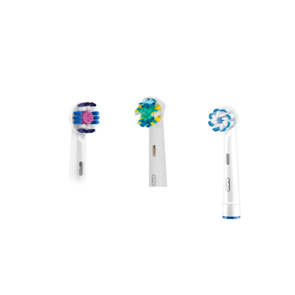 Насадки для зубної щітки ORAL-B 3 шт. (3D-White, Floss Action , Sensitive)