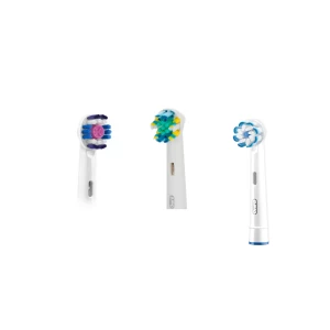 Зображення товара -  Насадки для зубної щітки ORAL-B 3 шт. (3D-White, Floss Action , Sensitive)