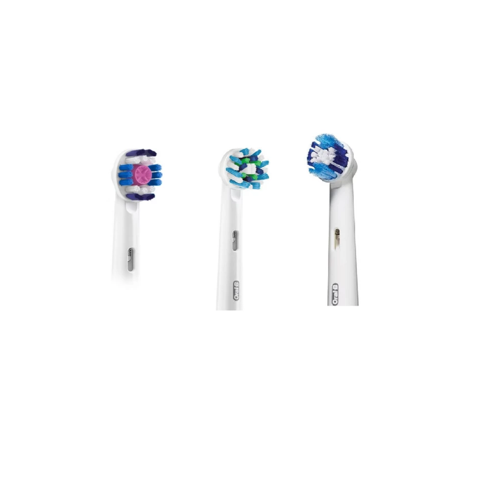 Насадки для зубної щітки ORAL-B 3 шт. (3D-White, Cross Action , Precision Clean)
