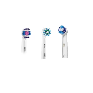 Зображення товара -  Насадки для зубної щітки ORAL-B 3 шт. (3D-White, Cross Action , Precision Clean)