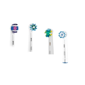 Зображення товара - Насадки для зубної щітки ORAL-B 4 шт. (Sensitive, Cross Action, Floss Action, 3D-White)