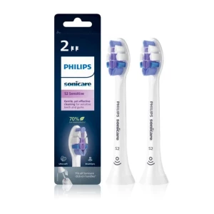 Зображення товара -  Насадки для зубної щітки Philips Sonicare S2 Sensitive  HX6052/10 (2 шт.)