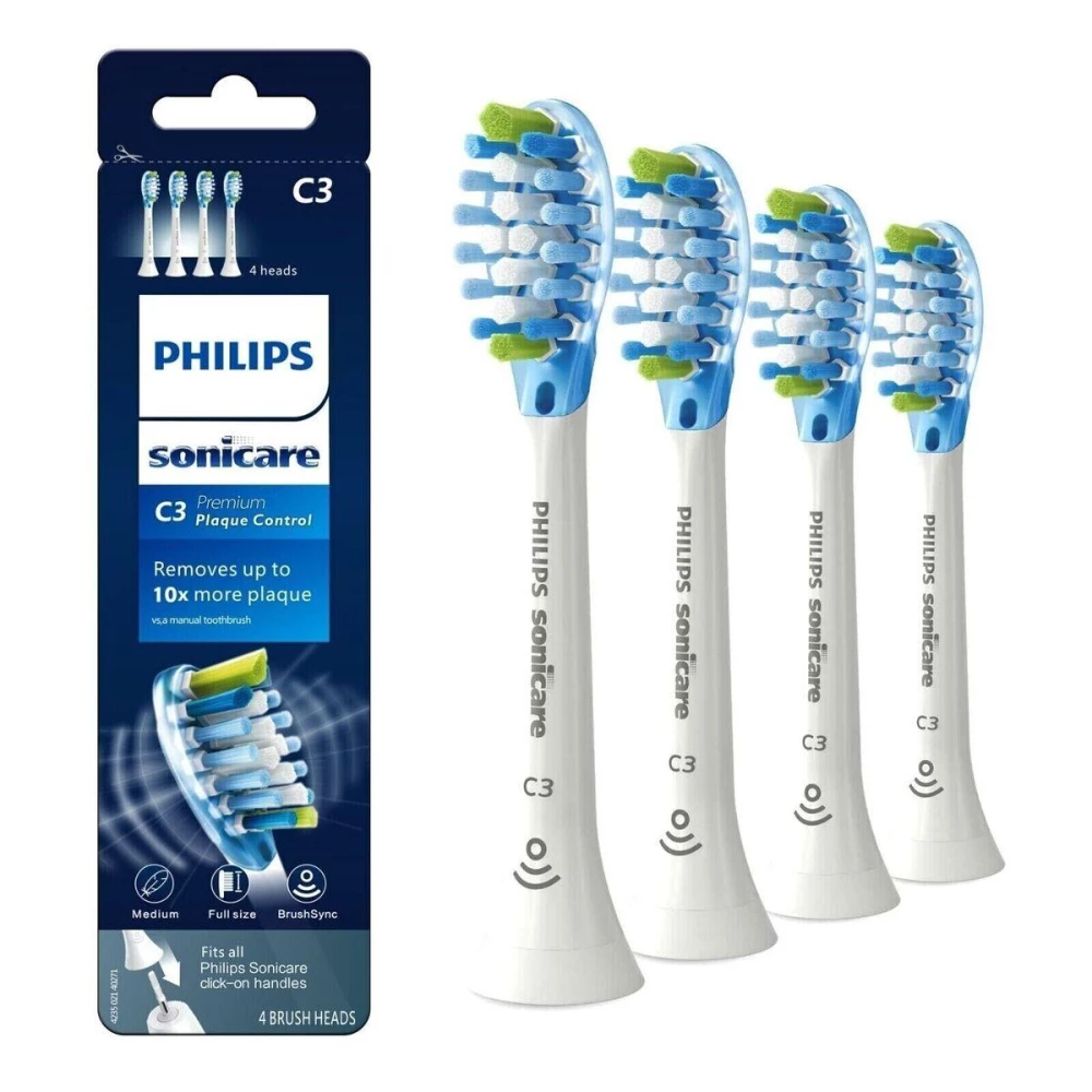 Насадки для зубної щітки Philips Sonicare C3 Plaque Defence HX9044/17