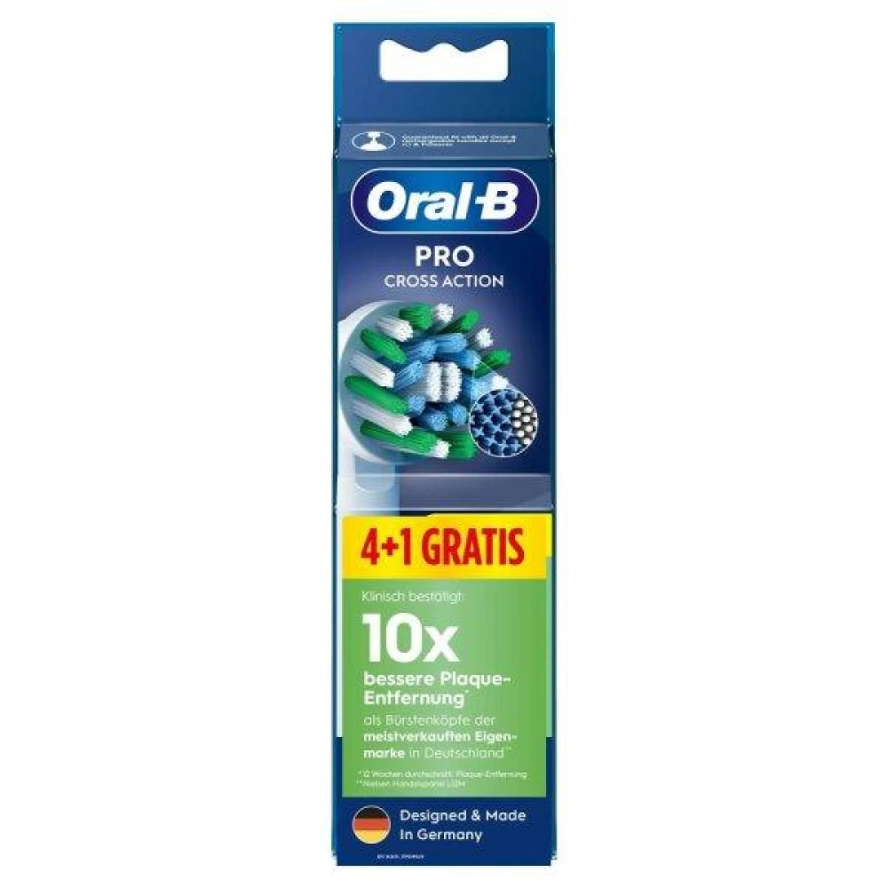 Насадки для електричної зубної щітки Oral-B PRO EB50RX Cross Action 5 шт.