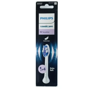 Зображення товара -  Насадки для зубної щітки Philips Sonicare S2 Sensitive  HX6054/87 (4 шт.)