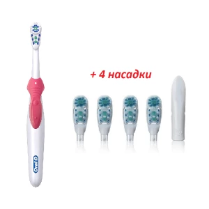 Зображення товара -  Зубна щітка Oral-B Complete на батарейці, B1010F (5 насадок у комплекті)