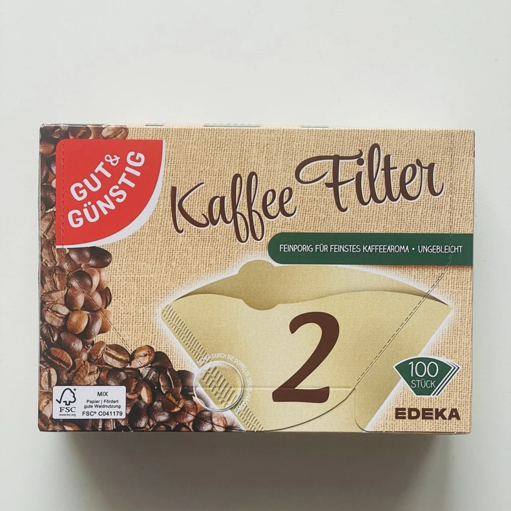 Фільтр для крапельної кавоварки G&G №2, 100 шт.